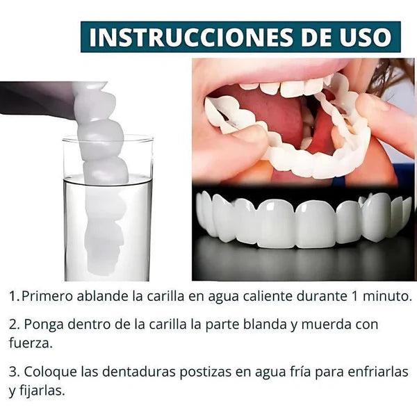 🔥50%OFF🔥SOLO HOY🔥 Smile Pro® - Carillas Dentales Removibles | Inferior y Superior