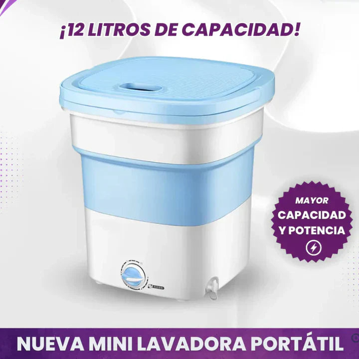 LavaFácil Compacta Mini Lavadora Portátil con 50% de Descuento🚀