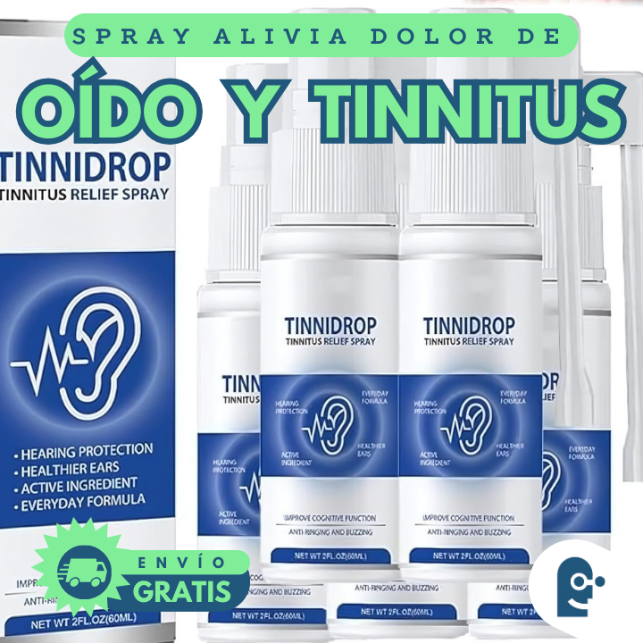 Spray auditivo - Elimina el dolor de oído y tinnitus el Tinnidrop®