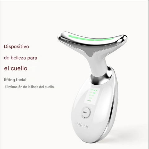Masajeador Facial Luz Led para Cuello y Rostro