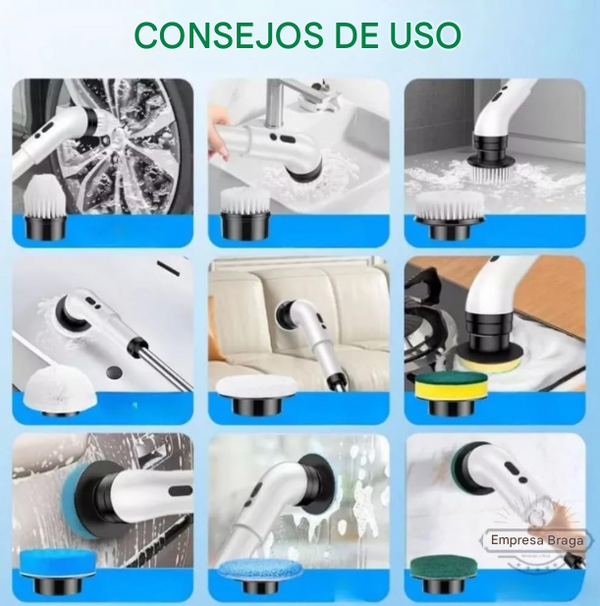 Cepillo Eléctrico Giratorio Pro Limpiador