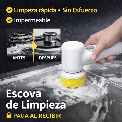 Cepillo Eléctrico Limpieza Rápida