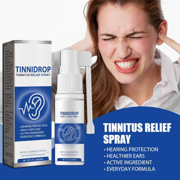 Spray auditivo - Elimina el dolor de oído y tinnitus el Tinnidrop®