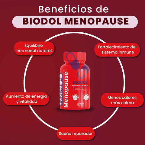 Alivio Menopausia Forte - Biodol Menopause X3 meses de tratamiento