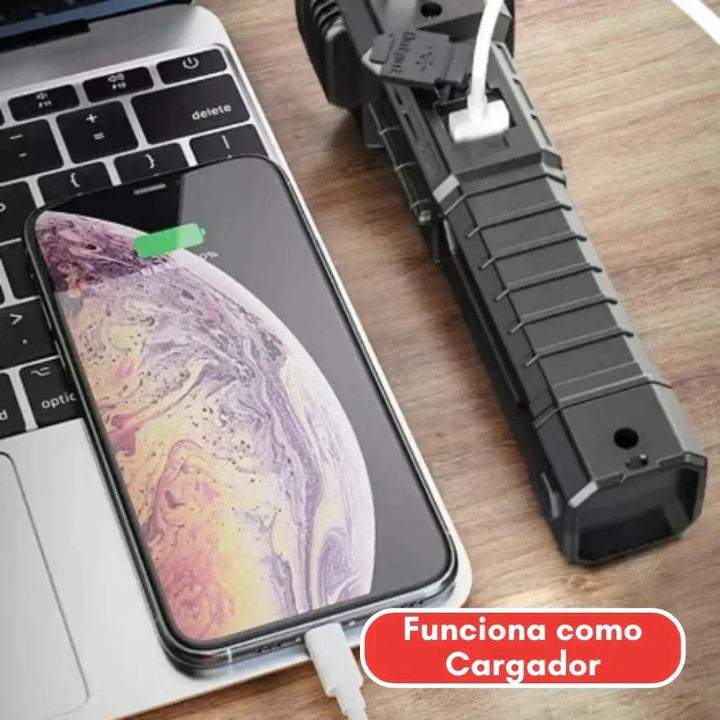 Linterna recargable 4 en 1 🚚 ENVIO GRATIS Y PAGA AL RECIBIR 🚚